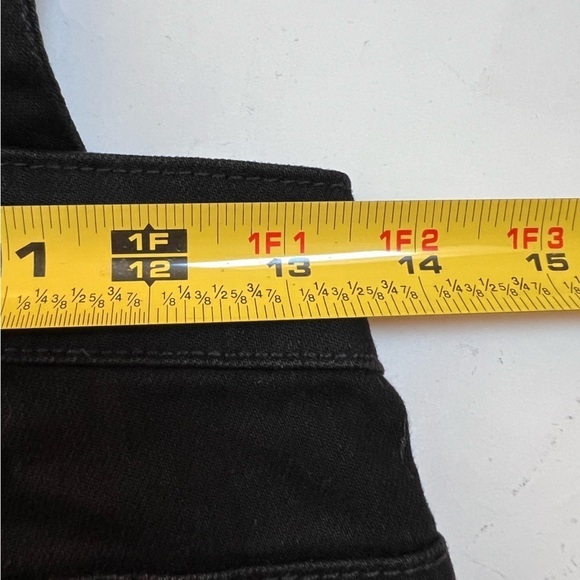 Madewell Black Skinny Overalls: Raw Hem Edition Size Small Style G8317 - Picture 10 of 14